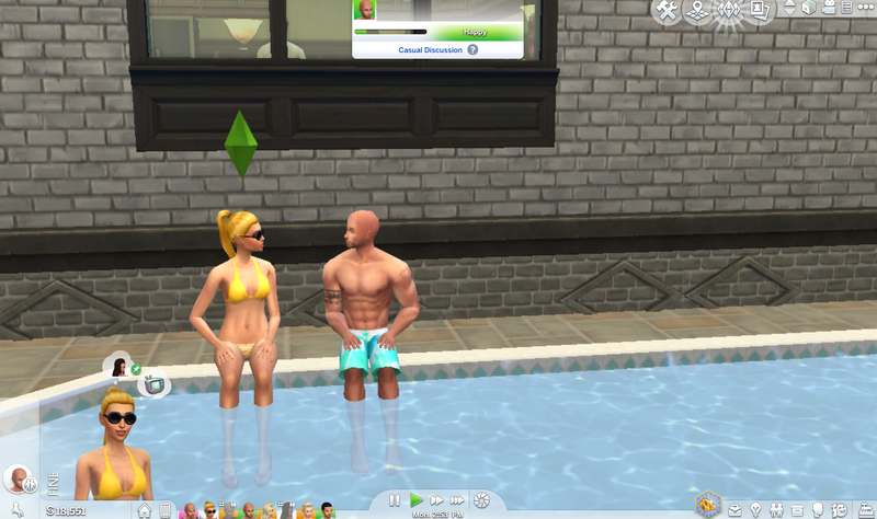 Illustration for article titled The Sims 4 Celebrity House Update: Kim Kardashian Set The House On Fire